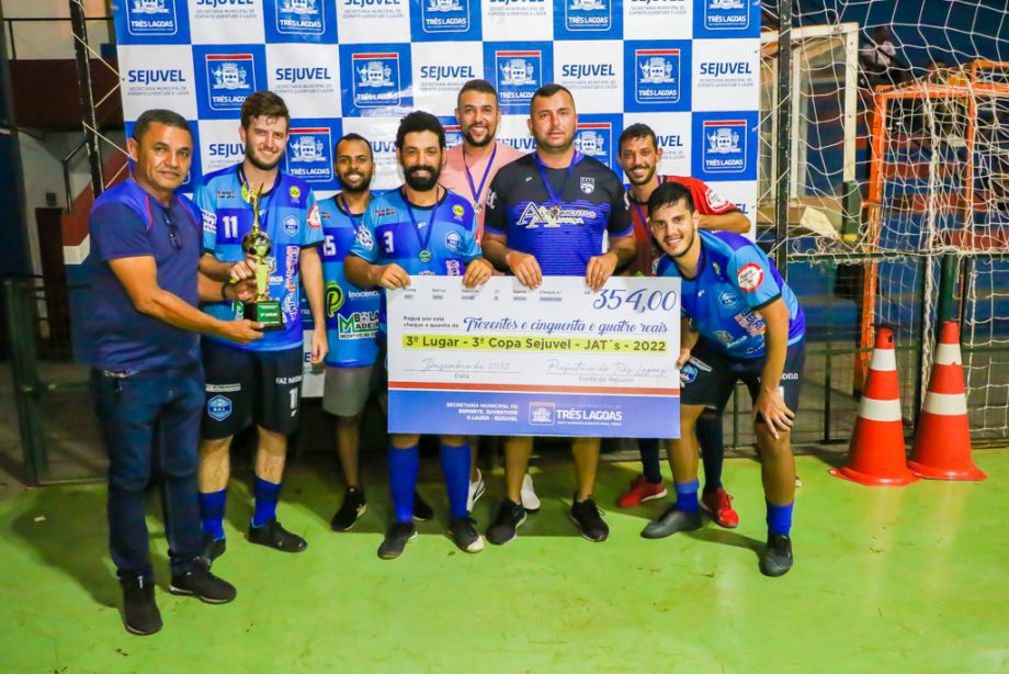 Com vitória do Despachante 3 Lagoas no futsal masculino, SEJUVEL premia campeões da 3ª Copa SEJUVEL Com vitória do Despachante 3 Lagoas no futsal masculino, SEJUVEL premia campeões da 3ª Copa SEJUVEL