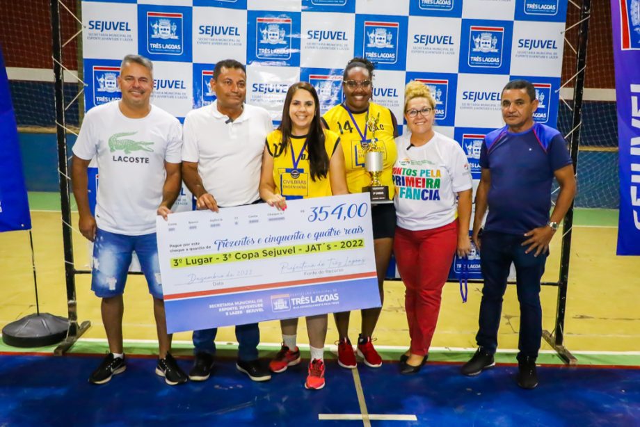 Com vitória do Despachante 3 Lagoas no futsal masculino, SEJUVEL premia campeões da 3ª Copa SEJUVEL Com vitória do Despachante 3 Lagoas no futsal masculino, SEJUVEL premia campeões da 3ª Copa SEJUVEL