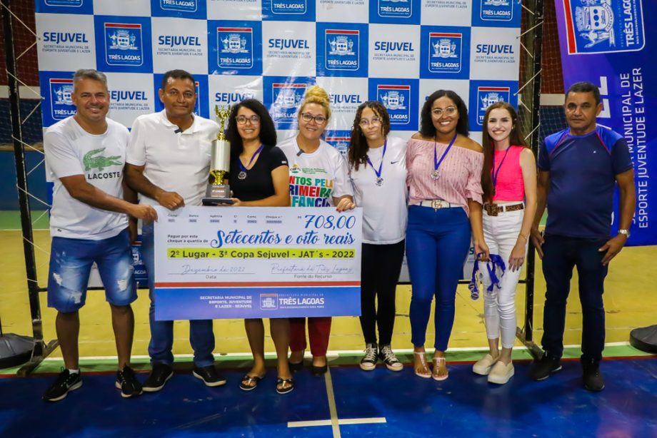 Com vitória do Despachante 3 Lagoas no futsal masculino, SEJUVEL premia campeões da 3ª Copa SEJUVEL Com vitória do Despachante 3 Lagoas no futsal masculino, SEJUVEL premia campeões da 3ª Copa SEJUVEL