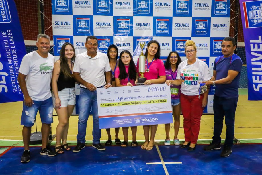 Com vitória do Despachante 3 Lagoas no futsal masculino, SEJUVEL premia campeões da 3ª Copa SEJUVEL Com vitória do Despachante 3 Lagoas no futsal masculino, SEJUVEL premia campeões da 3ª Copa SEJUVEL