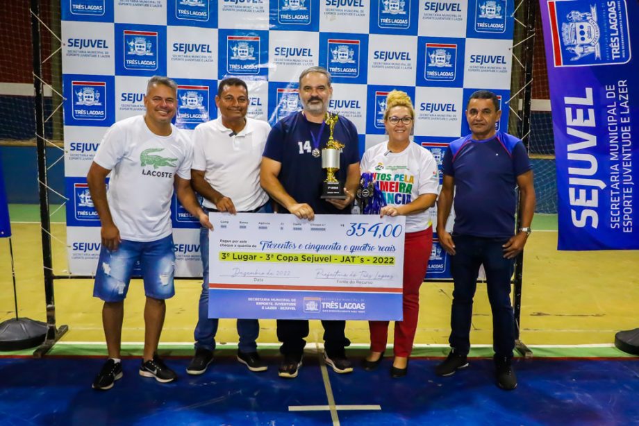 Com vitória do Despachante 3 Lagoas no futsal masculino, SEJUVEL premia campeões da 3ª Copa SEJUVEL Com vitória do Despachante 3 Lagoas no futsal masculino, SEJUVEL premia campeões da 3ª Copa SEJUVEL
