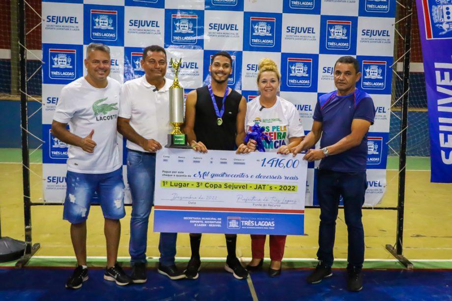 Com vitória do Despachante 3 Lagoas no futsal masculino, SEJUVEL premia campeões da 3ª Copa SEJUVEL Com vitória do Despachante 3 Lagoas no futsal masculino, SEJUVEL premia campeões da 3ª Copa SEJUVEL
