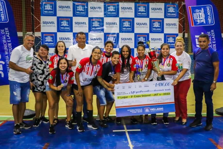 Com vitória do Despachante 3 Lagoas no futsal masculino, SEJUVEL premia campeões da 3ª Copa SEJUVEL Com vitória do Despachante 3 Lagoas no futsal masculino, SEJUVEL premia campeões da 3ª Copa SEJUVEL