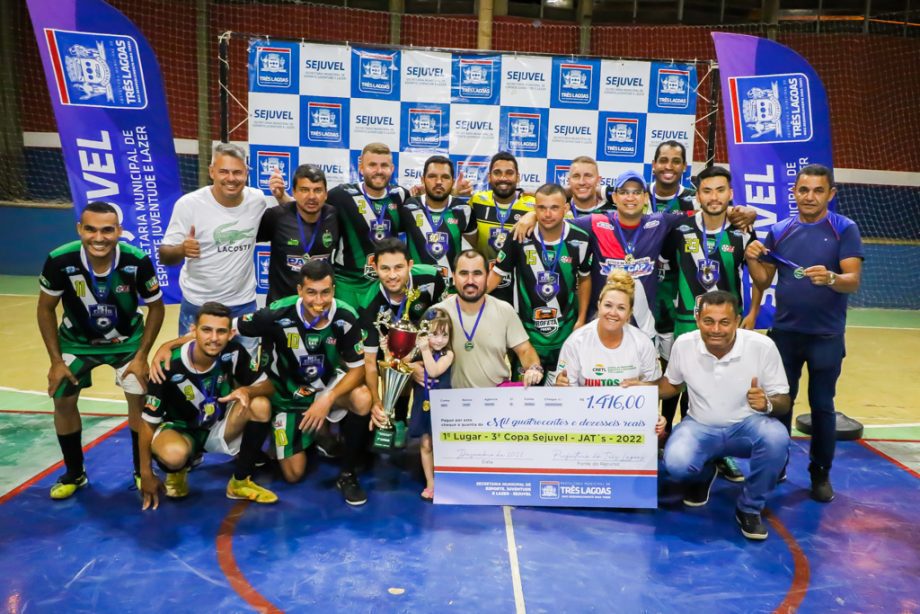 Com vitória do Despachante 3 Lagoas no futsal masculino, SEJUVEL premia campeões da 3ª Copa SEJUVEL Com vitória do Despachante 3 Lagoas no futsal masculino, SEJUVEL premia campeões da 3ª Copa SEJUVEL
