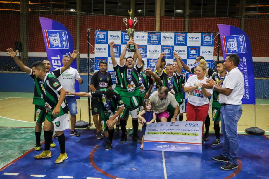 Com vitória do Despachante 3 Lagoas no futsal masculino, SEJUVEL premia campeões da 3ª Copa SEJUVEL Com vitória do Despachante 3 Lagoas no futsal masculino, SEJUVEL premia campeões da 3ª Copa SEJUVEL