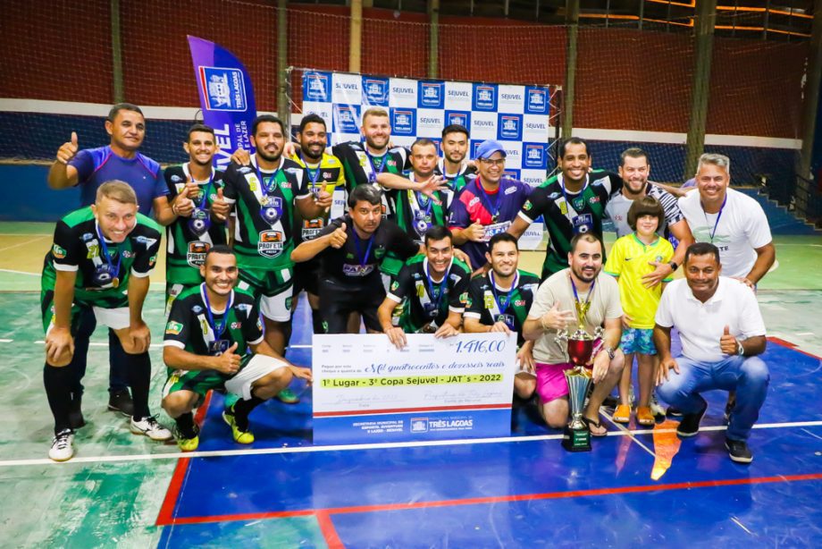 Com vitória do Despachante 3 Lagoas no futsal masculino, SEJUVEL premia campeões da 3ª Copa SEJUVEL Com vitória do Despachante 3 Lagoas no futsal masculino, SEJUVEL premia campeões da 3ª Copa SEJUVEL