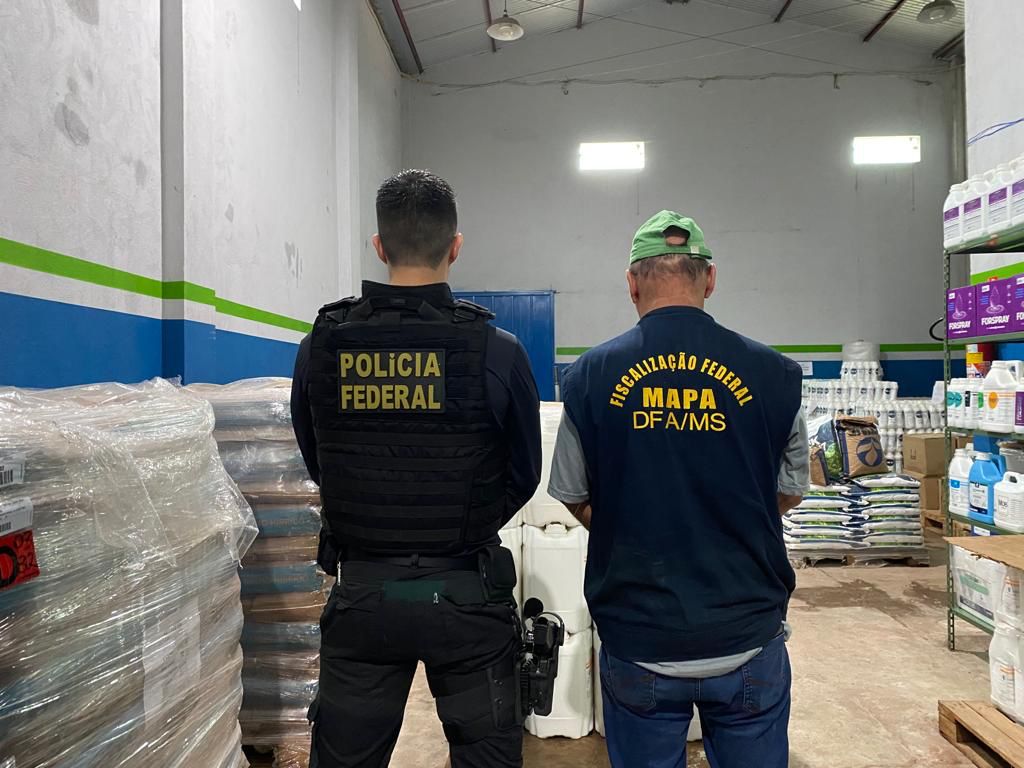 PF deflagra operação de combate ao contrabando de agrotóxicos