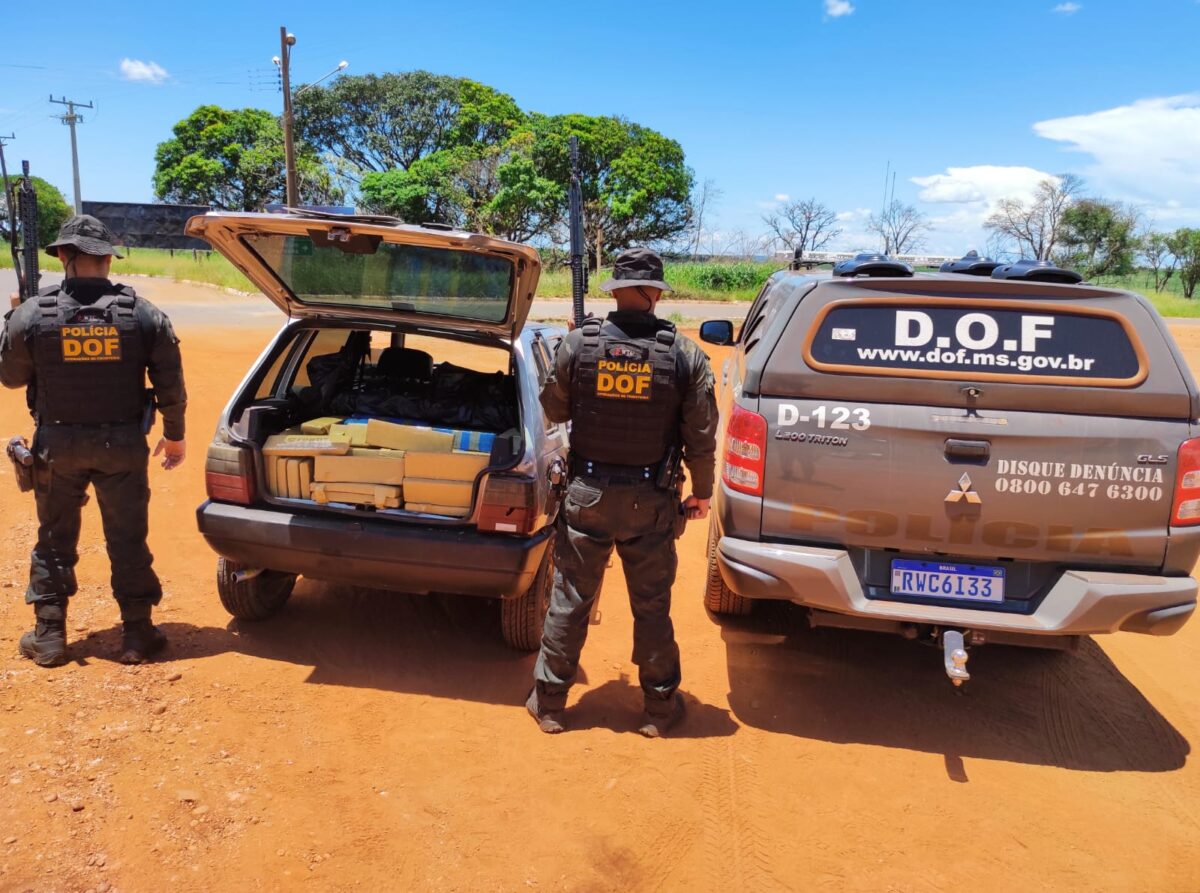 DOF prende jovem de 18 anos com quase 300 quilos de drogas