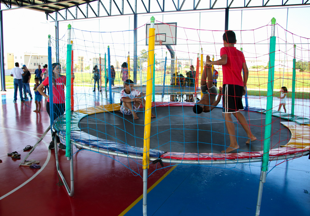 <strong>SEJUVEL entrega novos espaços esportivos nos bairros Orestinho e Vila Maria</strong> <strong>SEJUVEL entrega novos espaços esportivos nos bairros Orestinho e Vila Maria</strong>