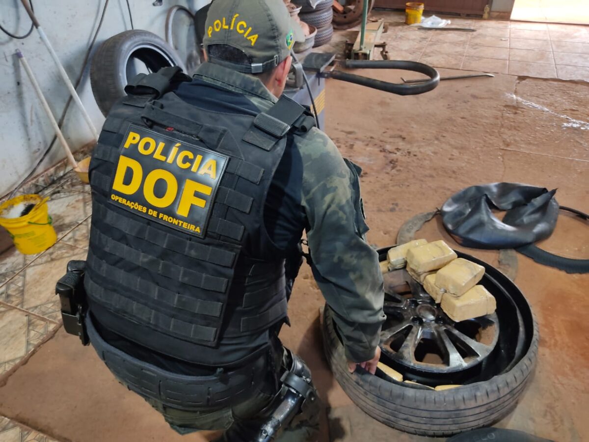 Veículo que seguia com maconha para Dourados é apreendido pelo DOF