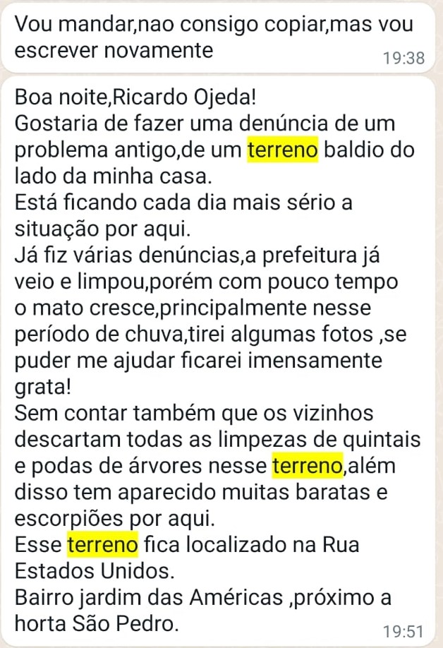 TERRENO SUJO: Prefeitura de Três Lagoas coloca sete fiscais nas ruas para notificar donos de imóveis