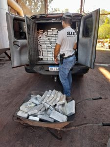 Polícia Civil realização incineração de mais de 490 quilos de cocaína em MS