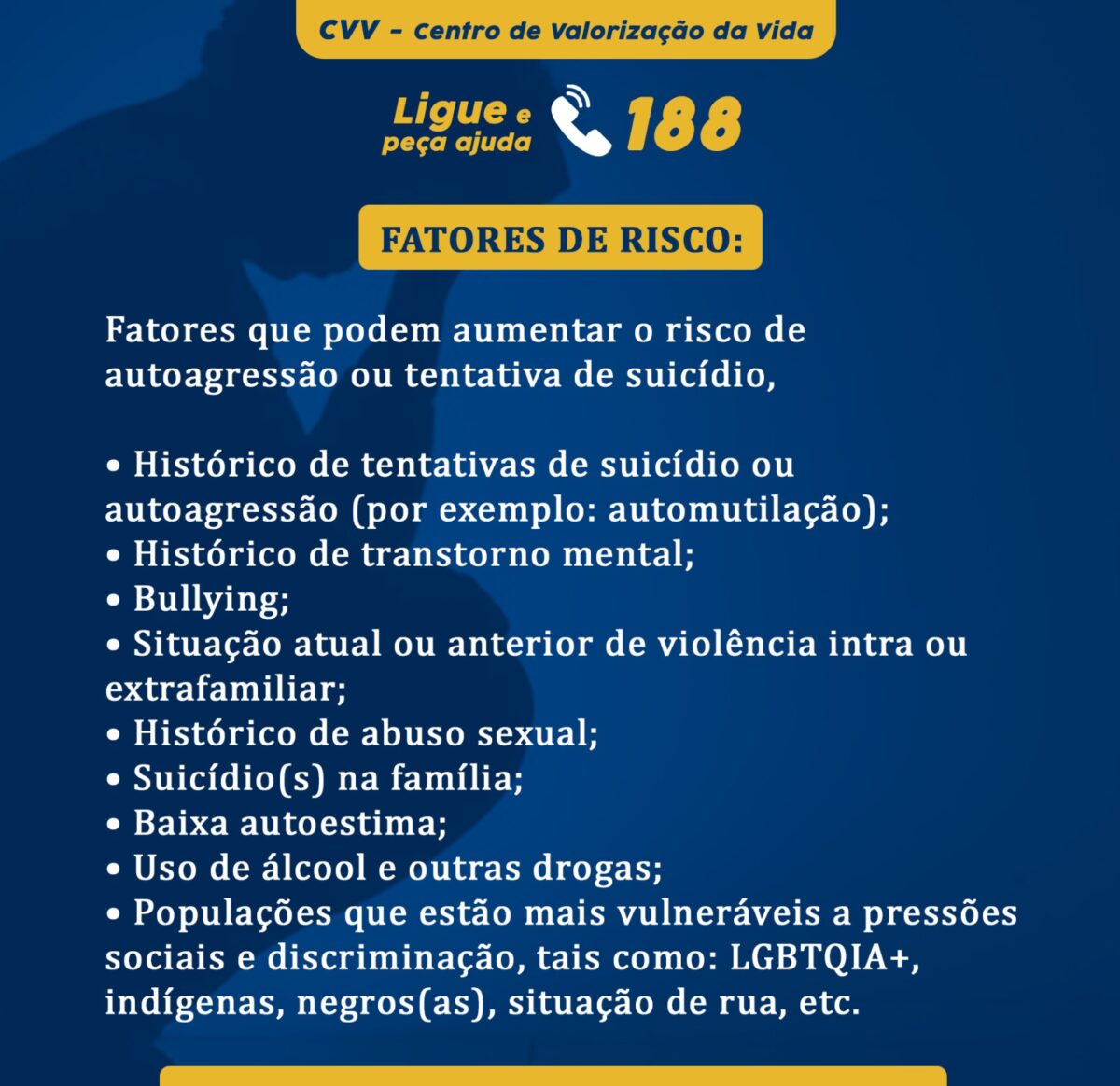 Menos tabu e mais informação e atenção são apontados como mecanismos para prevenir o suicídio