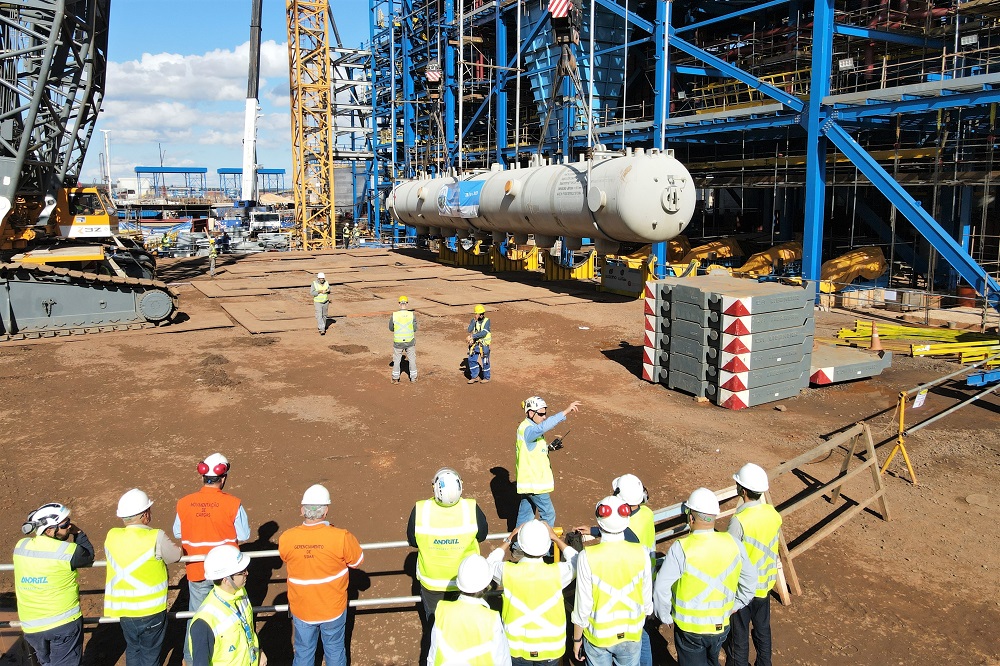 Suzano conclui montagem da estrutura metálica da Caldeira de Recuperação, peça-chave da nova fábrica em Ribas do Rio Pardo Suzano conclui montagem da estrutura metálica da Caldeira de Recuperação, peça-chave da nova fábrica em Ribas do Rio Pardo