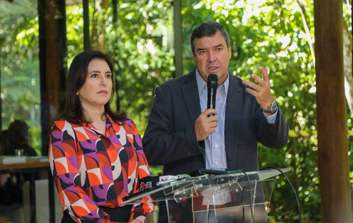 Governador de MS, secretários e ministra Simone traçam estratégias para o Estado Governador de MS, secretários e ministra Simone traçam estratégias para o Estado
