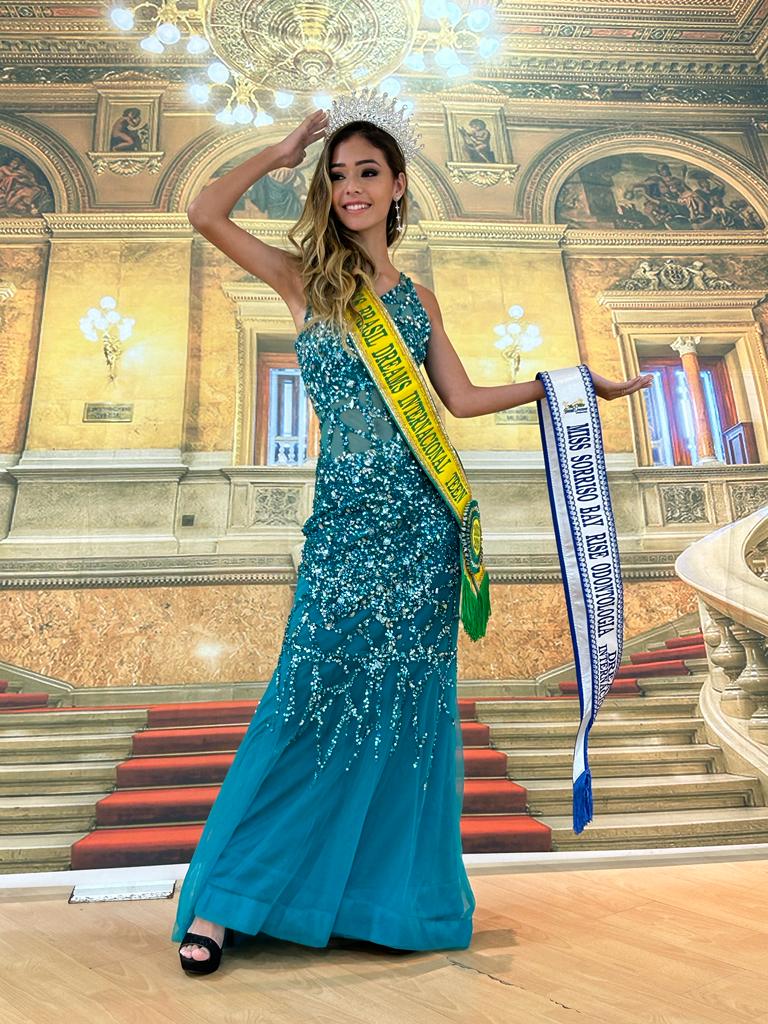 Após ganhar concurso nacional, miss três-lagoense representa MS em concurso de beleza no Peru