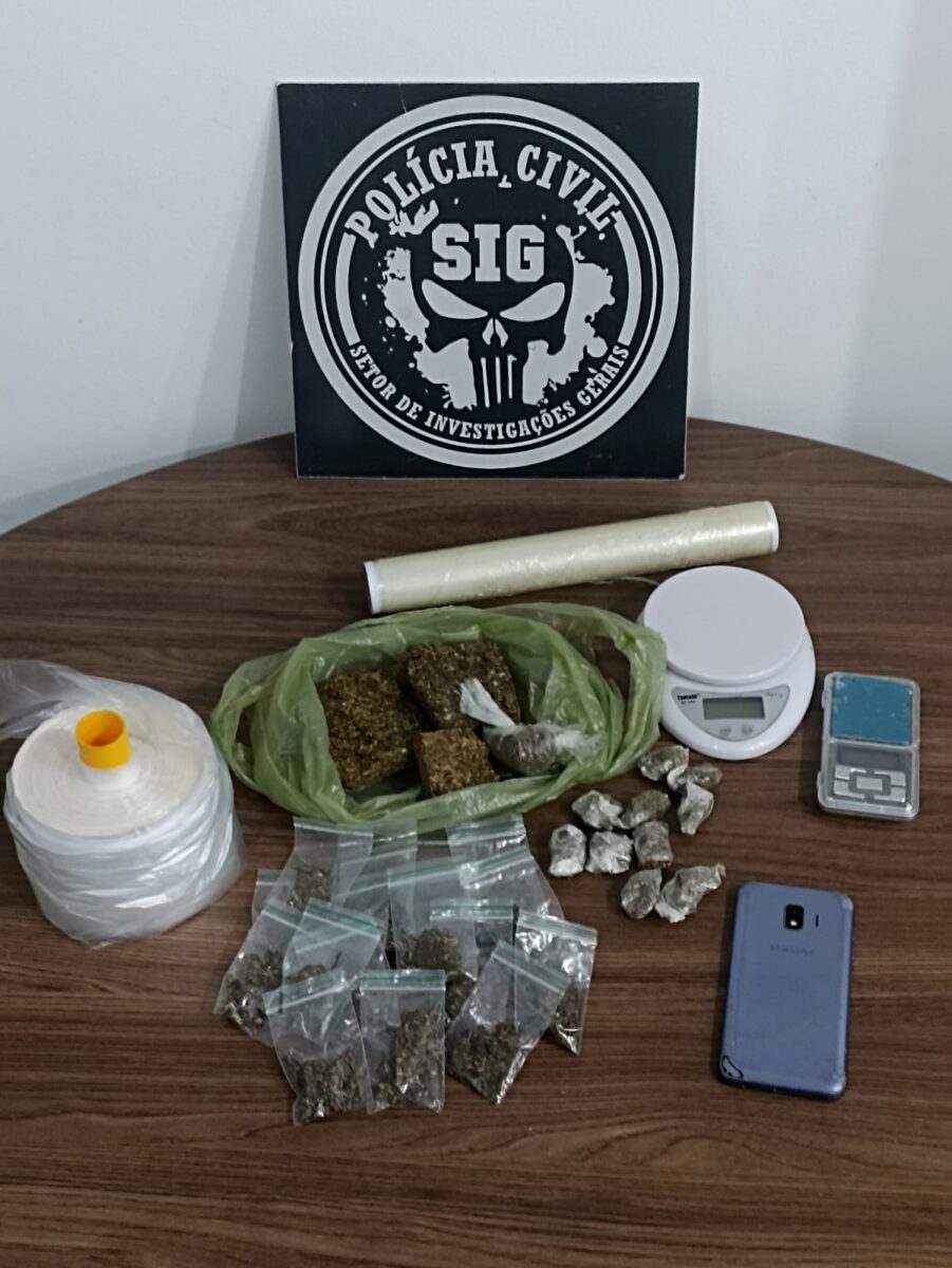 Polícia Civil fecha ponto de venda de drogas e prende homem em flagrante em Três Lagoas Polícia Civil fecha ponto de venda de drogas e prende homem em flagrante em Três Lagoas