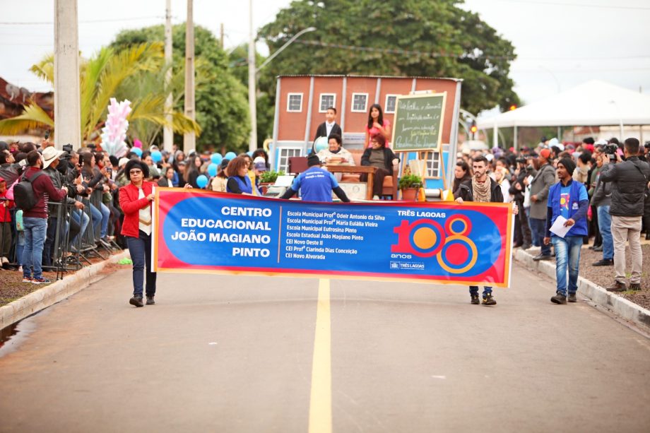 Desfile Cívico em comemoração aos 108 anos de Três Lagoas leva 6 mil pessoas para a Esplanada NOB