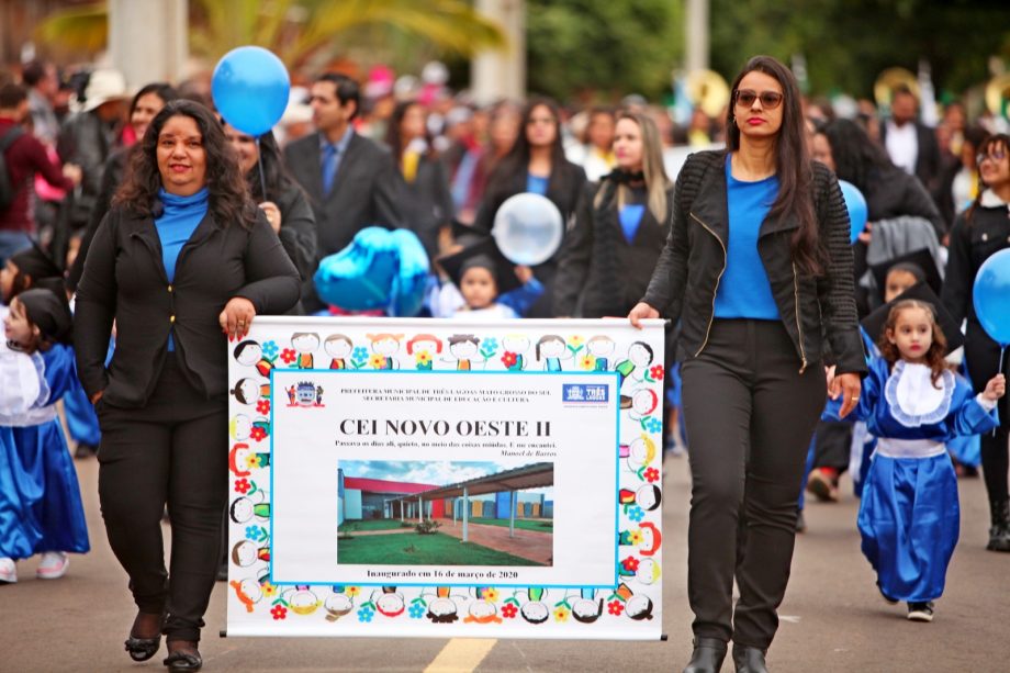 Desfile Cívico em comemoração aos 108 anos de Três Lagoas leva 6 mil pessoas para a Esplanada NOB