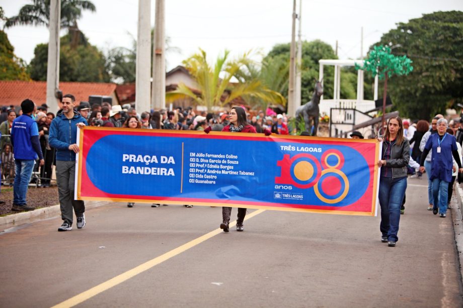 Desfile Cívico em comemoração aos 108 anos de Três Lagoas leva 6 mil pessoas para a Esplanada NOB