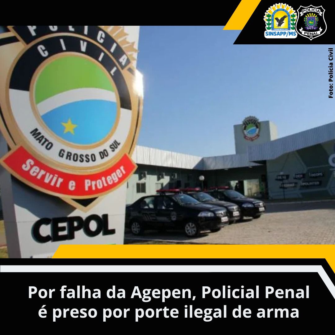 Quase 2 mil policiais penais de MS trabalham sem identidade funcional por falta de decreto da Agepen Quase 2 mil policiais penais de MS trabalham sem identidade funcional por falta de decreto da Agepen