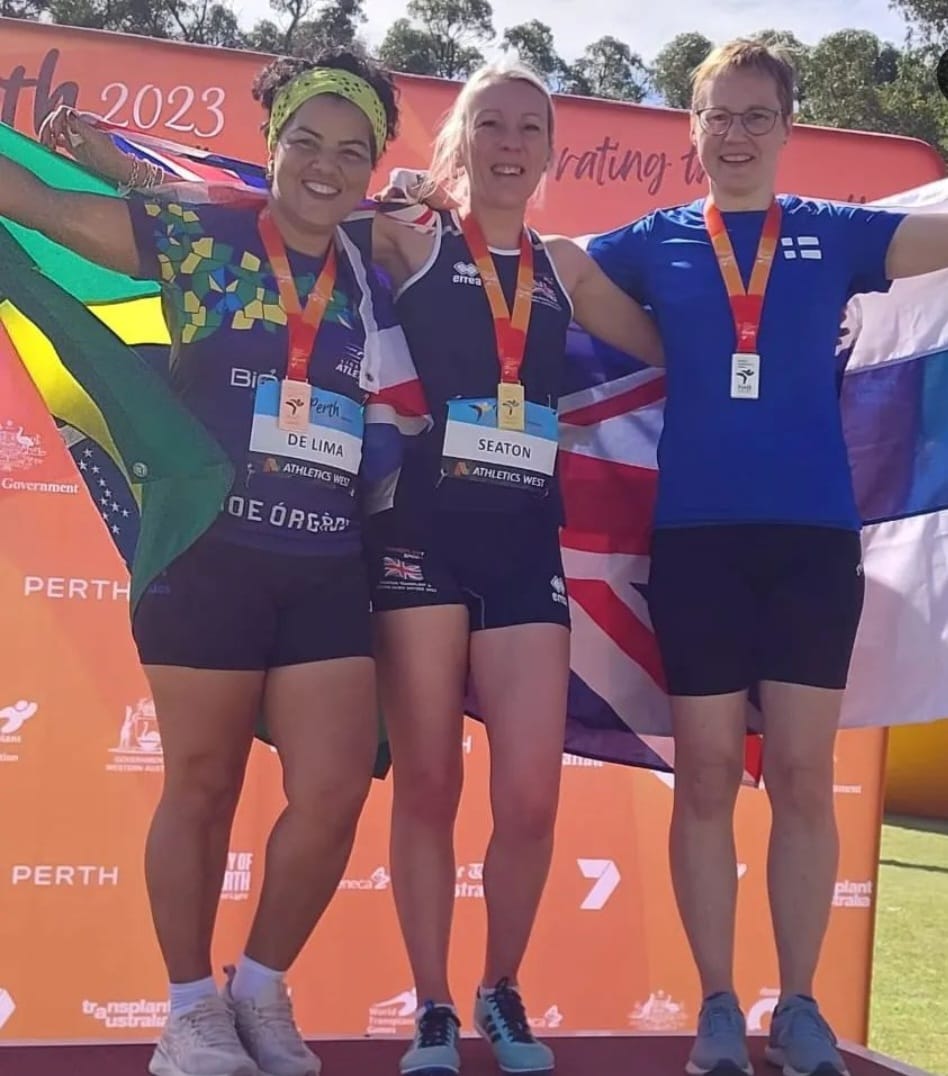 Atleta brasileira conquista dois pódios durante Jogos Mundiais para Transplantados na Austrália