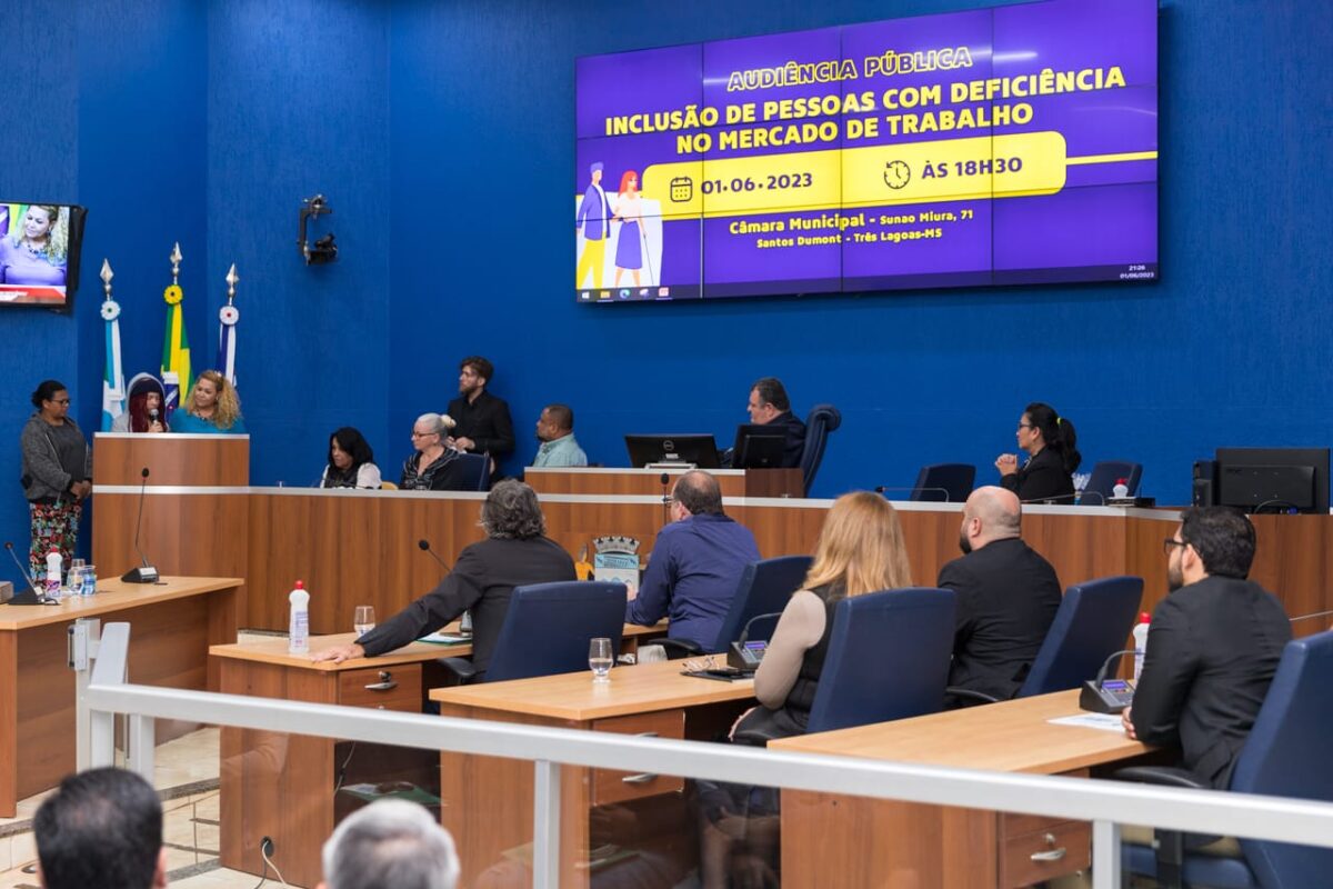Mercado de trabalho e inclusão pautam audiência pública Mercado de trabalho e inclusão pautam audiência pública