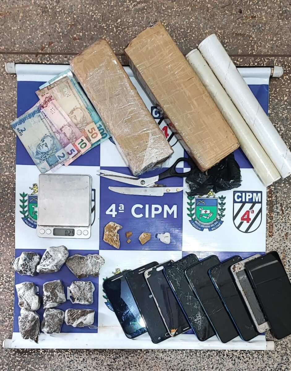 Casal é preso por tráfico de drogas após separação e “divisão” em Chapadão do Sul