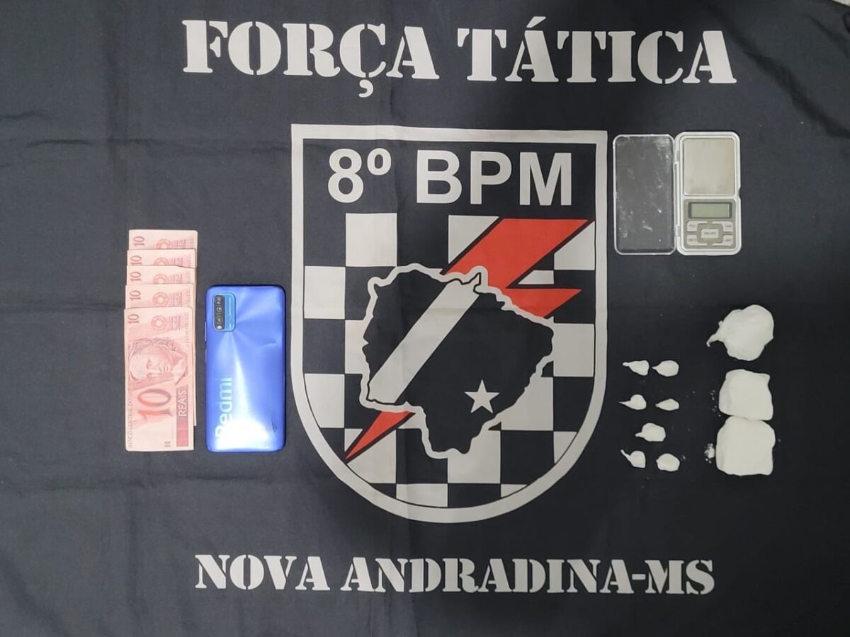 Em menos de quatro horas, Polícia Militar prende três pessoas por tráfico de drogas no Vale do Ivinhema