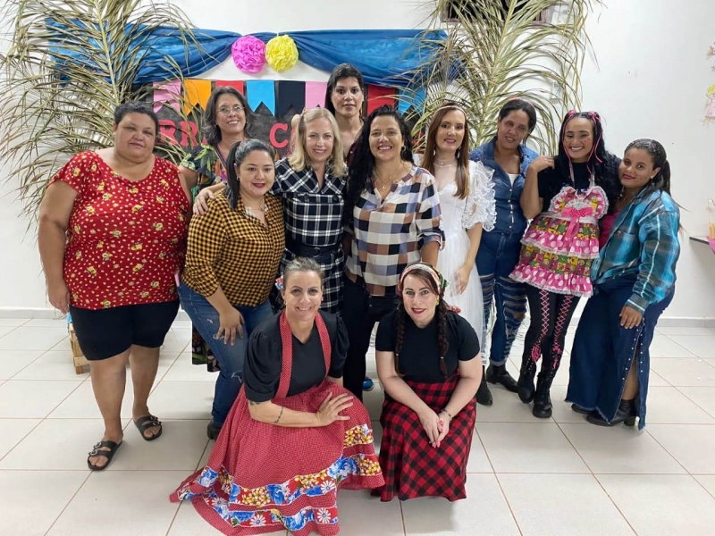 Conviver promove Arraiá entre o grupo da Melhor Idade em Brasilândia