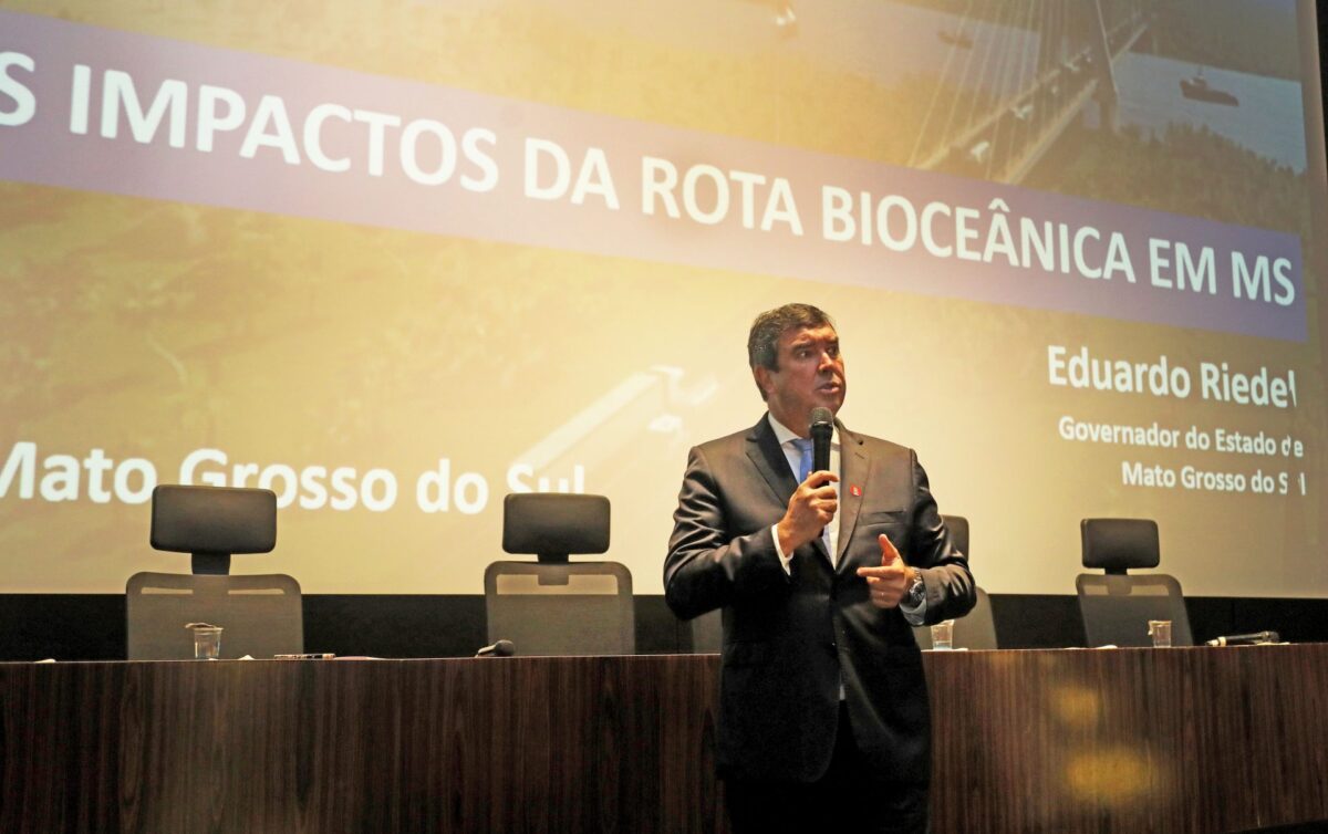 Crescimento econômico: Rota Bioceânica estará pronta em dois anos, avalia governador Crescimento econômico: Rota Bioceânica estará pronta em dois anos, avalia governador