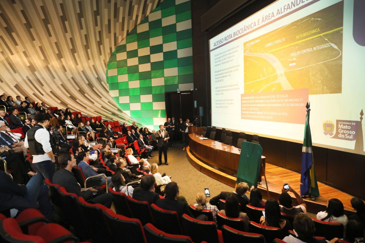 Crescimento econômico: Rota Bioceânica estará pronta em dois anos, avalia governador Crescimento econômico: Rota Bioceânica estará pronta em dois anos, avalia governador