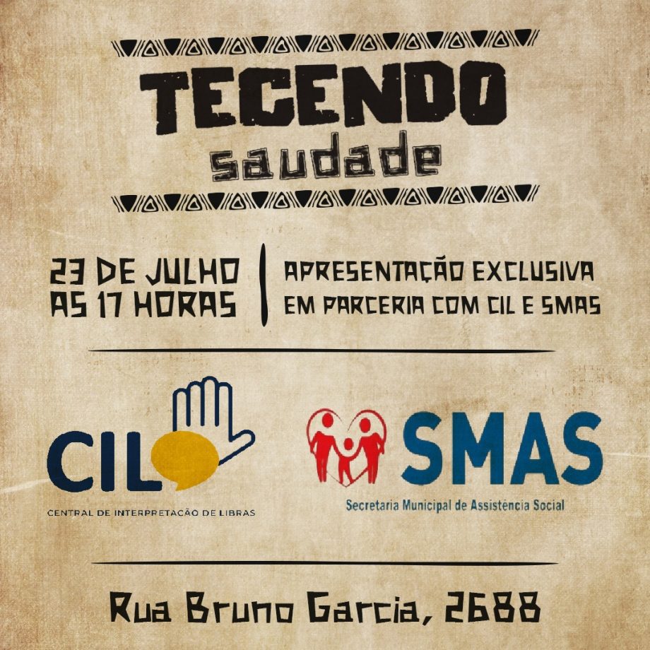 INÉDITO – Assistência Social e Cia. Concordância Visceral realizam espetáculo teatral adaptado para pessoas surdas