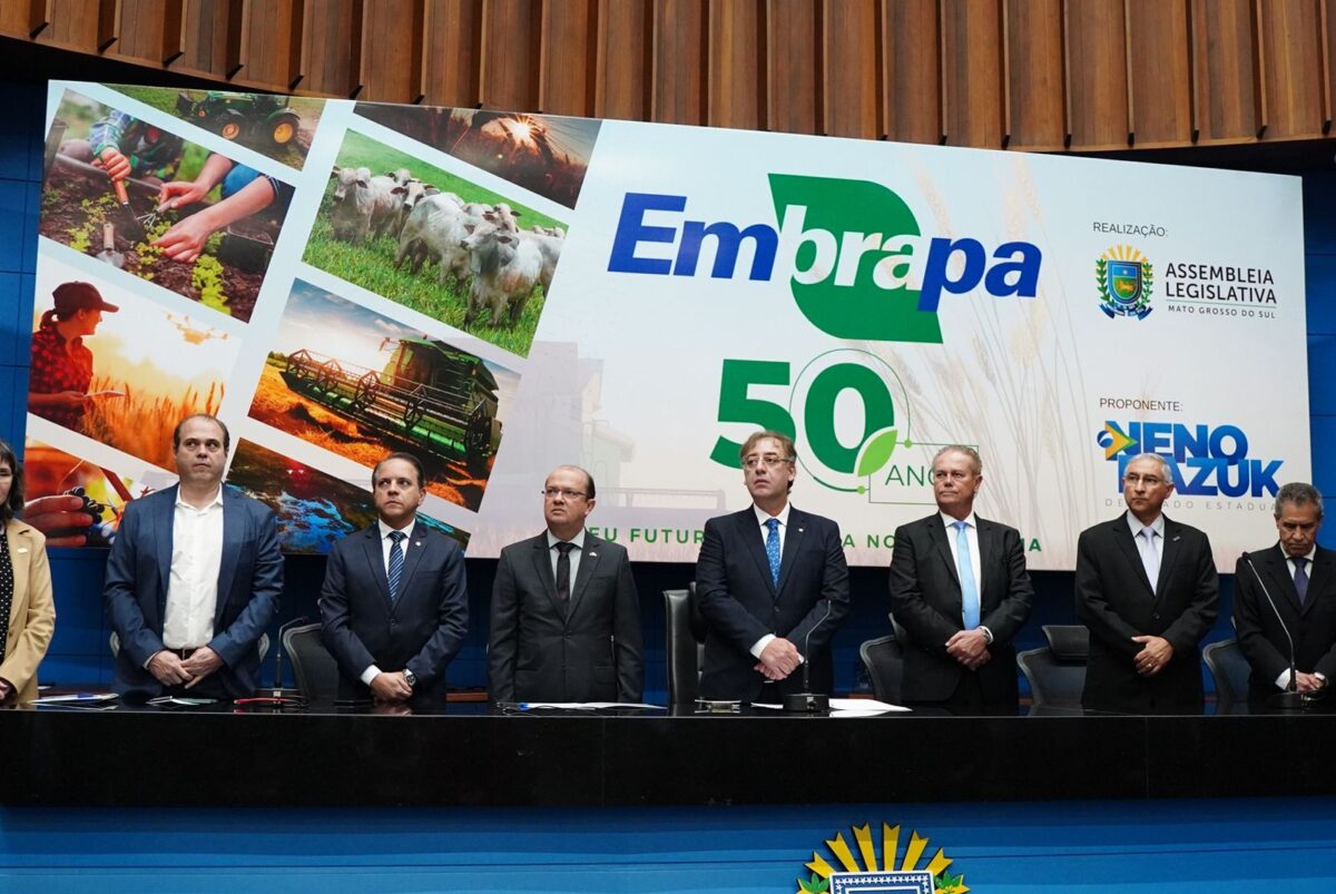 Importância de pesquisadores para desenvolvimento da agropecuária de MS é ressaltada nos 50 anos da Embrapa