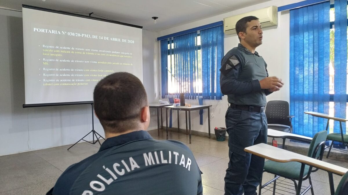 Pelotão de Trânsito do 2º Batalhão de Polícia Militar de Três Lagoas realizou Curso de Legislação de Trânsito