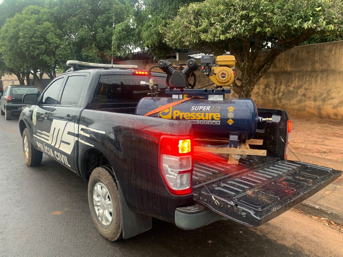 Polícia Civil de Três Lagoas desmantela organização criminosa especializada em roubo de pneus de carretas.