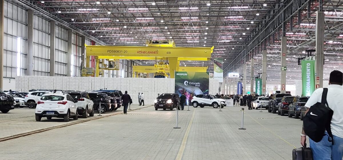 CELULOSE: Após inaugurar seu novo terminal portuário multimodal em Santos, Eldorado Brasil deverá concluir a obra do ramal ferroviário que liga Três Lagos ao Porto. Entenda o processo CELULOSE: Após inaugurar seu novo terminal portuário multimodal em Santos, Eldorado Brasil deverá concluir a obra do ramal ferroviário que liga Três Lagos ao Porto. Entenda o processo