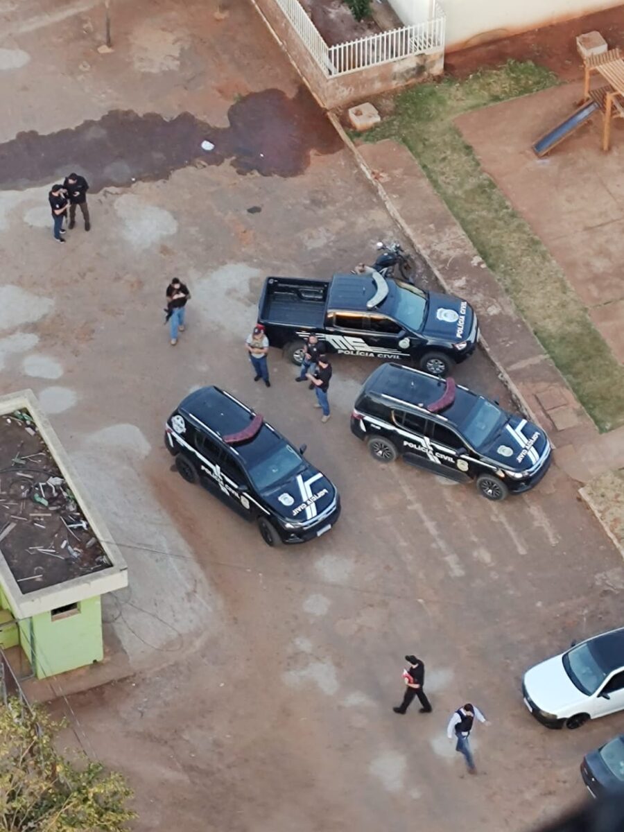 Com efetivo de 70 policiais e helicóptero, Polícia Civil de Três Lagoas realizou Operação Sepulcro