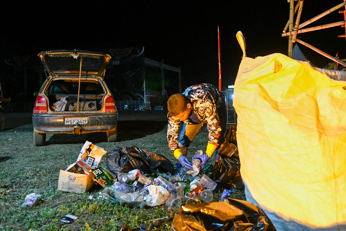 Ação sustentável do FIB 2023 preserva 3,2 milhões de litros de água e coleta 1 tonelada de recicláveis