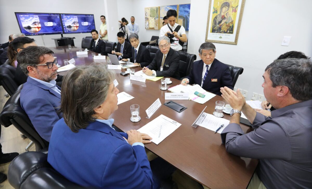 Com rota bioceânica, Governo vai estreitar relação com Okinawa para futuras parcerias comerciais