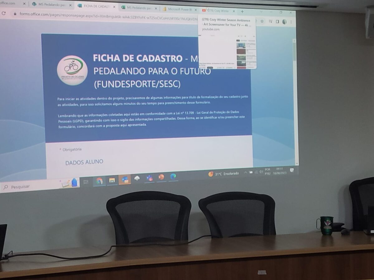 Professores de projeto social de ciclismo da Fundesporte realizam treinamento do Sesc Professores de projeto social de ciclismo da Fundesporte realizam treinamento do Sesc