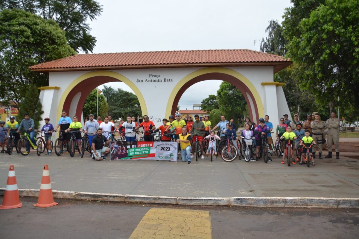 Em comemoração ao Dia Nacional do Ciclista, Demutran realiza passeio ciclístico em Bataguassu
