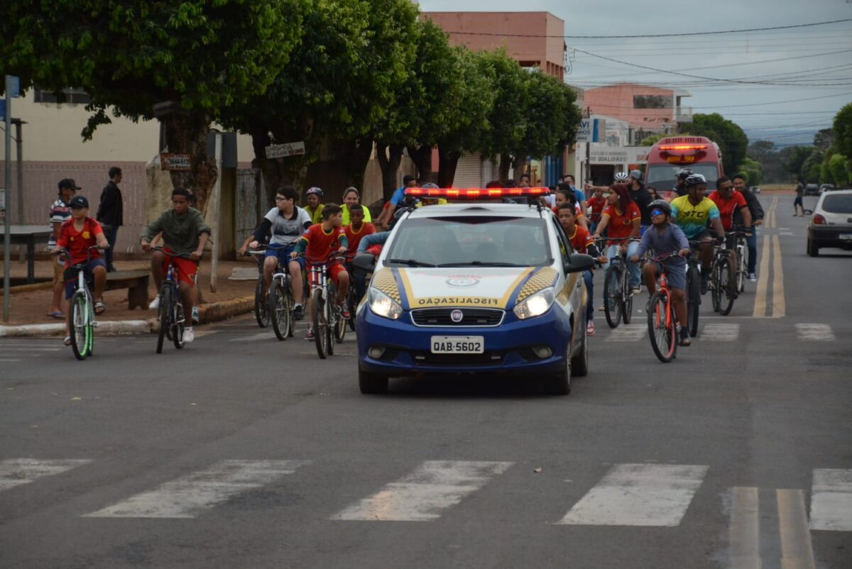 Em comemoração ao Dia Nacional do Ciclista, Demutran realiza passeio ciclístico em Bataguassu
