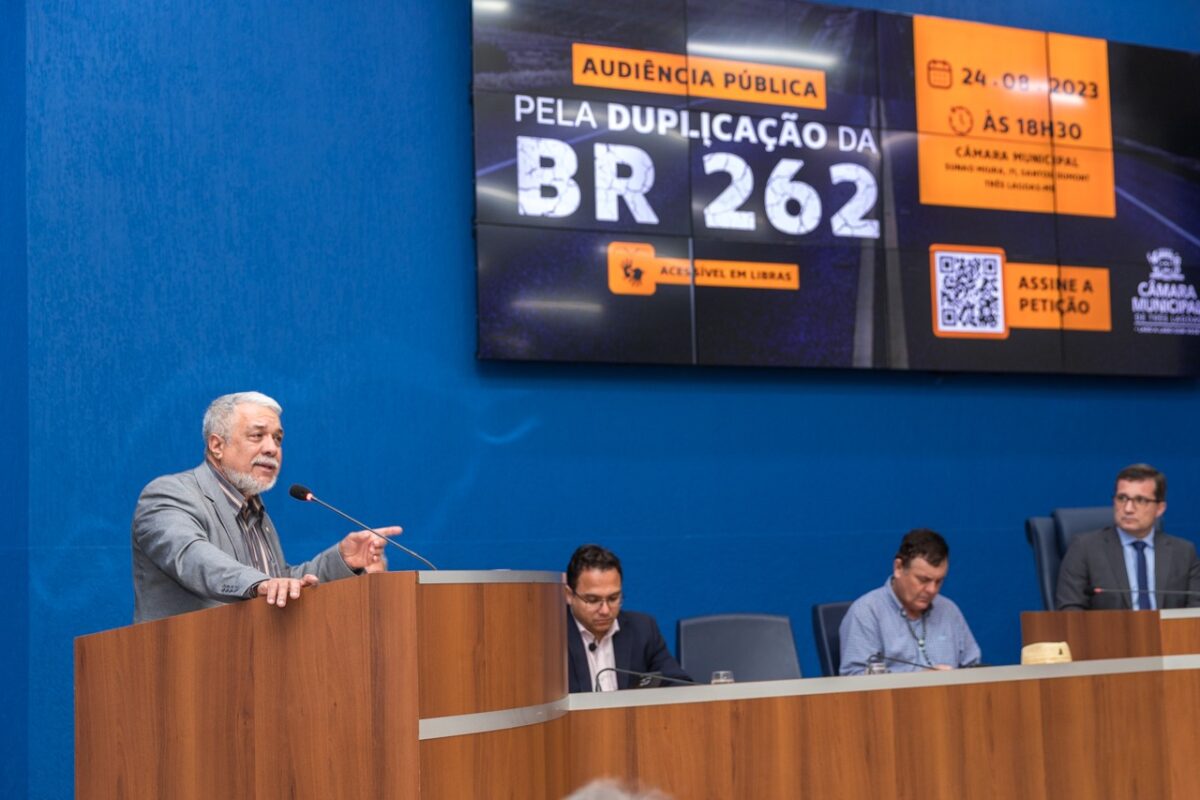 Políticos e representantes de diversos segmentos se mobilizam e discutem a duplicação da BR-262 Políticos e representantes de diversos segmentos se mobilizam e discutem a duplicação da BR-262