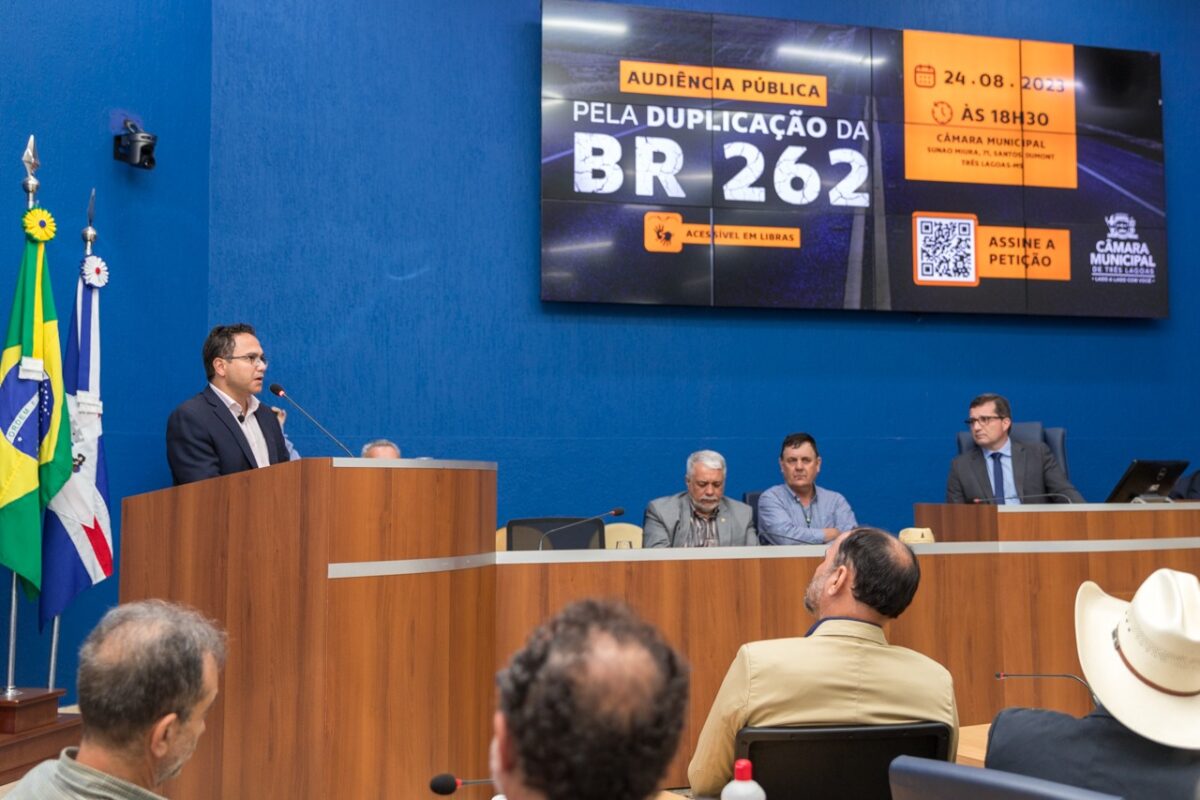 Políticos e representantes de diversos segmentos se mobilizam e discutem a duplicação da BR-262 Políticos e representantes de diversos segmentos se mobilizam e discutem a duplicação da BR-262
