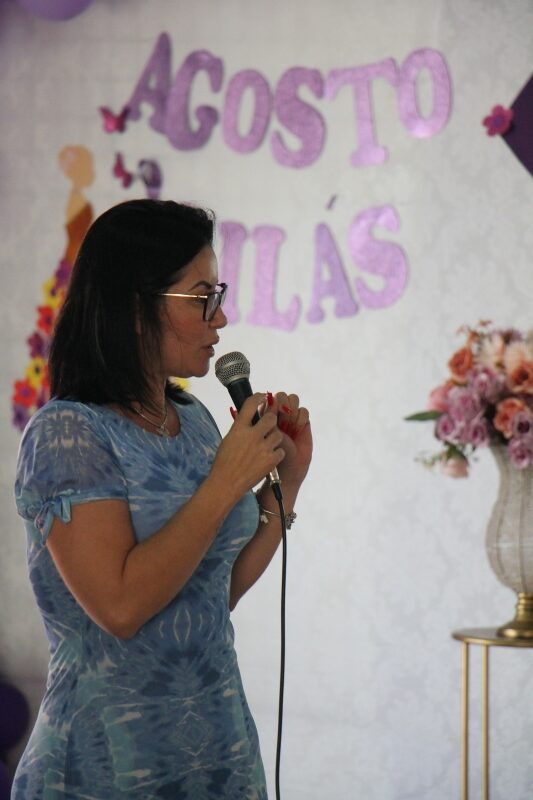 Secretaria de Assistência Social realiza uma roda de conversa sobre violência doméstica em Inocência