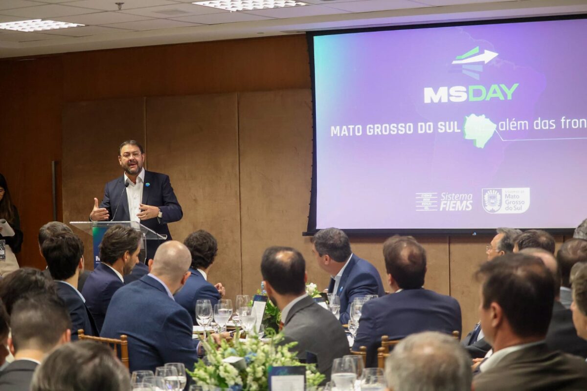Em evento na sede da CNI em SP, Mato Grosso do Sul se destaca como “a bola da vez” para investimentos Em evento na sede da CNI em SP, Mato Grosso do Sul se destaca como “a bola da vez” para investimentos