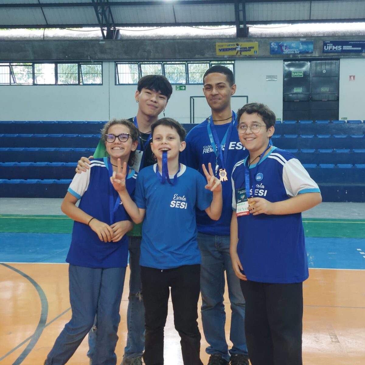 Escola Sesi fatura ouro, prata e bronze na etapa regional da Olimpíada Brasileira de Robótica 2023