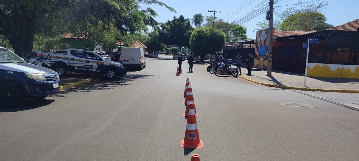 Polícia Militar de Três Lagoas realiza blitz educativa durante a Semana Nacional de Trânsito