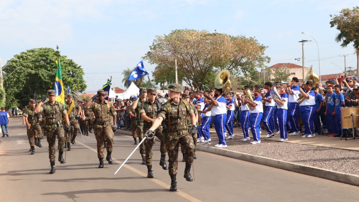 Polícia Militar participa do desfile de 7 de setembro em Três Lagoas